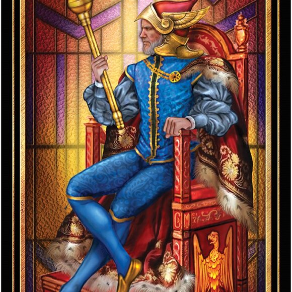 Tarot Decoratif Deck and Book Set, Smith-Waite Tarot, Tarot de Marseille - Picture 4 of 14